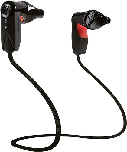 Yurbuds - Bluetooth Earbud Headphones - Black/Red