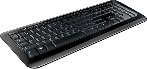 Best Buy: Microsoft Wireless Desktop 800 Keyboard and Optical Mouse Black  2LF-00001