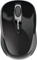 Microsoft - Wireless Mobile 3500 Ambidextrous Mouse - Black - Front_Zoom
