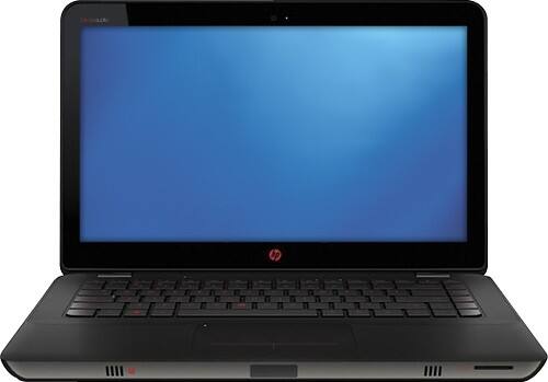 Front Standard. HP - ENVY Laptop / Intel® Core™ i5 Processor / 14.5" Display / 6GB Memory / 750GB Hard Drive - Black.