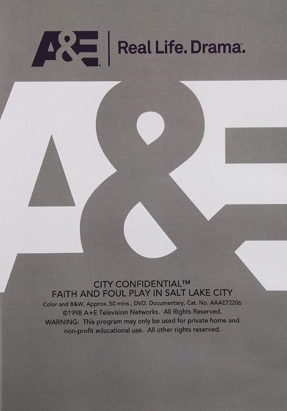 City Confidential: Faith and Foul Play in Salt Lake City [DVD]