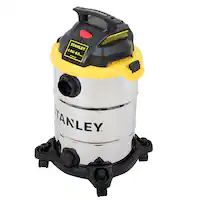 Stanley - 8 Gallon Wet/Dry Vacuum - Stainless Steel - Front_Zoom