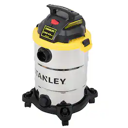 Stanley - 8 Gallon Wet/Dry Vacuum - Stainless Steel