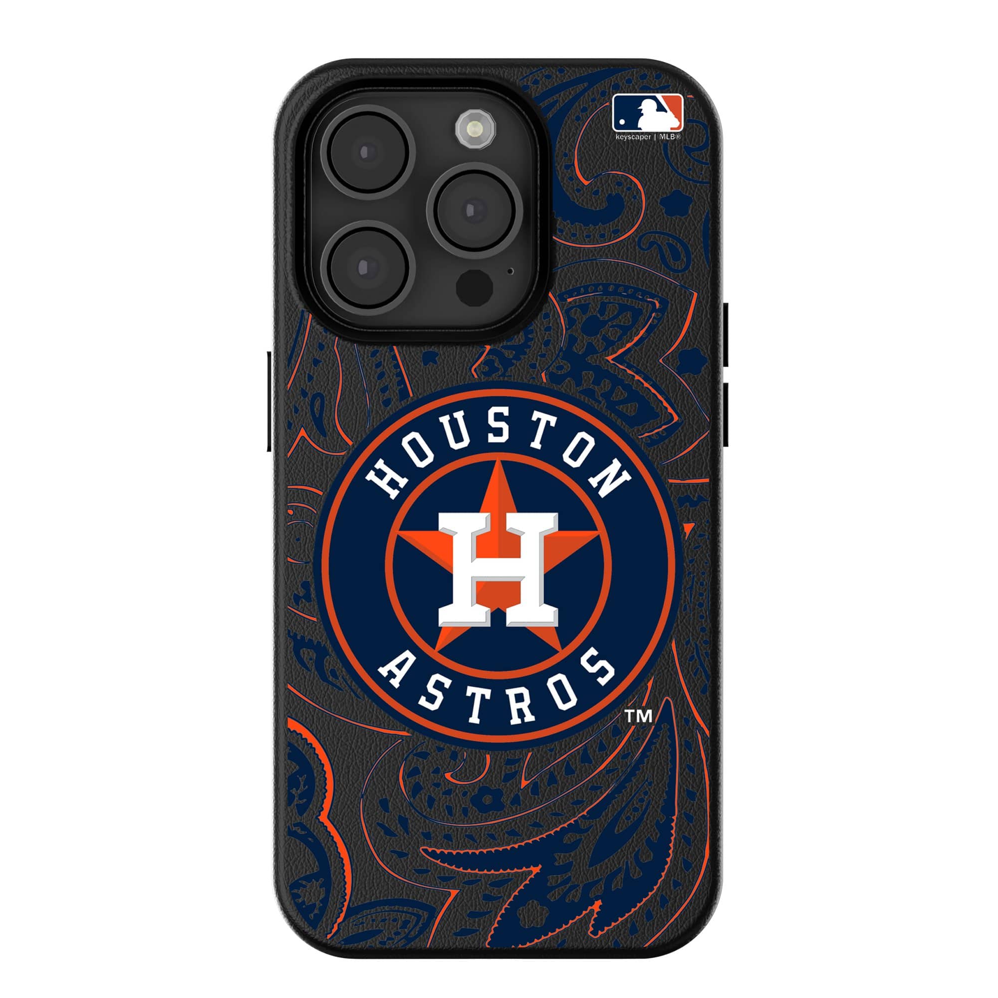 Keyscaper - MLB - Houston Astros Paisley iPhone Magnetic Bump Case - 16 Pro Max - Black price history on PriceWatchPro