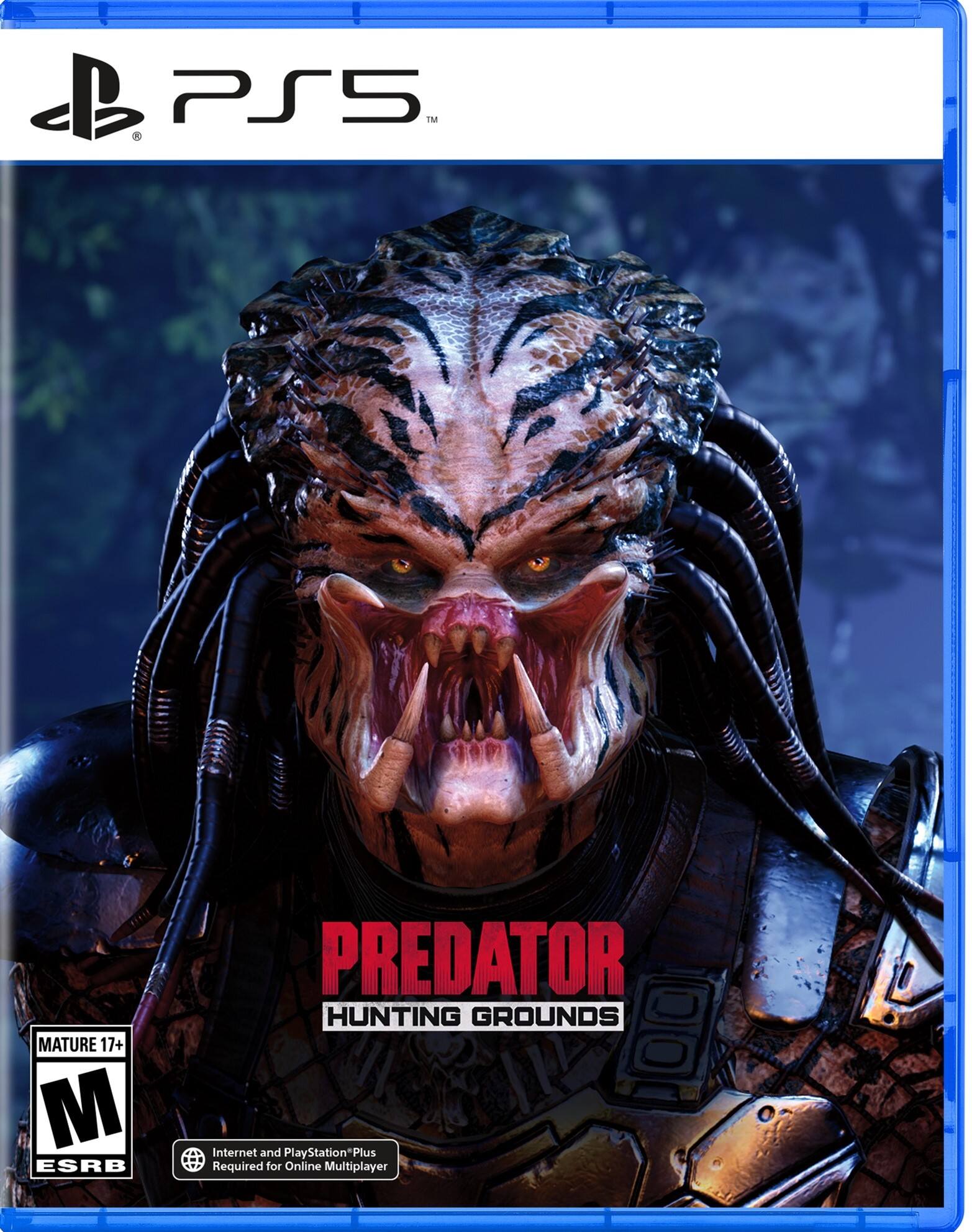PS5 Predator Hunting Grounds Mature 17+ ESRB. Internet and PlayStation Plus required for online multiplayer. - M (Mature 17+)