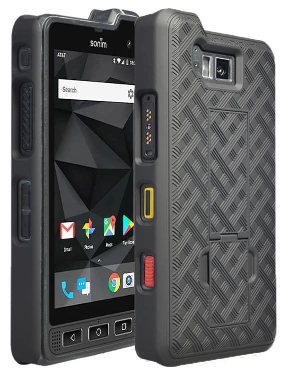 Nakedcellphone - Slim Case for Sonim XP8 (XP8800) - with Kickstand - Black