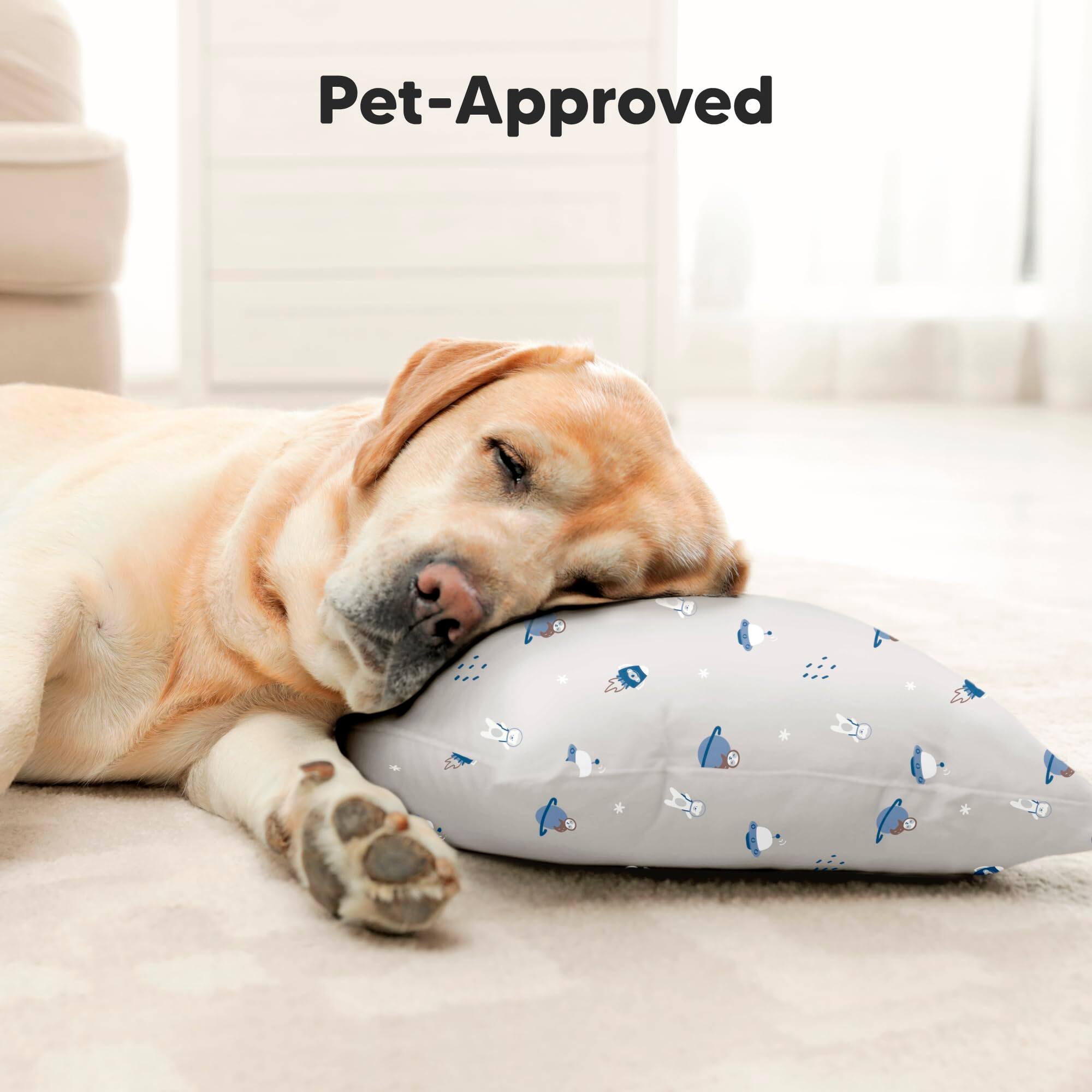 Alt View 8. Paradigms Interiors - Pillow With Pillowcase - Soft Cotton Pillows For Sleeping Machine Washable Travel Bed Set cosmo - Wild Count.