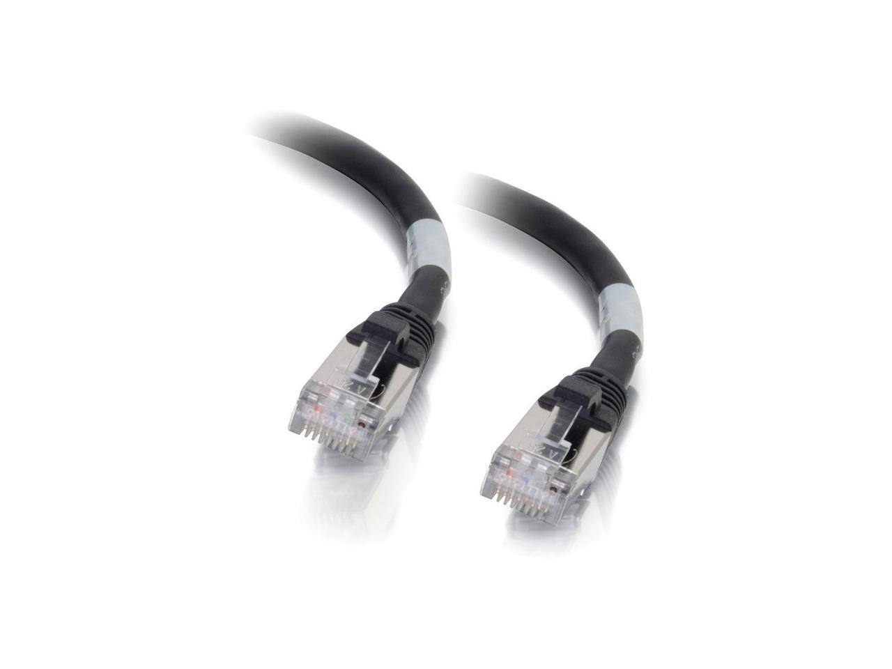 Alt View 3. Cables to Go - C2G 00707 Cat6a Cable - Snagless Shielded Ethernet Network Patch Cable, Black (2 Feet, 0.60 Meters).