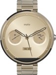 Front Zoom. Motorola - Moto 360 Smartwatch 46mm Stainless Steel - Champagne Stainless Steel.