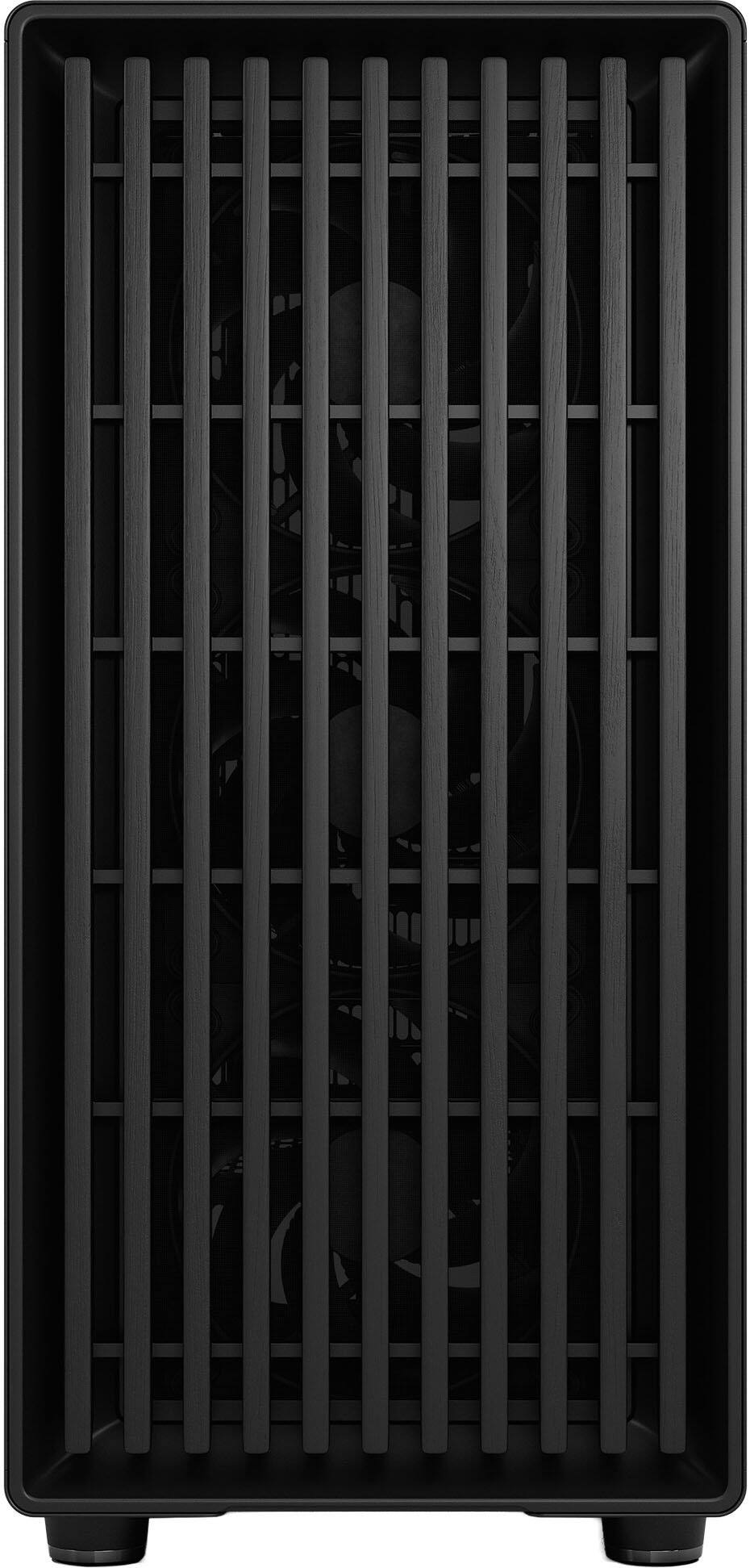 Angle. Fractal Design - North XL Momentum Edition Black E-ATX Chassis with Blackened Oak Front and TG Side Panel Mid Tower PC Case - Black.