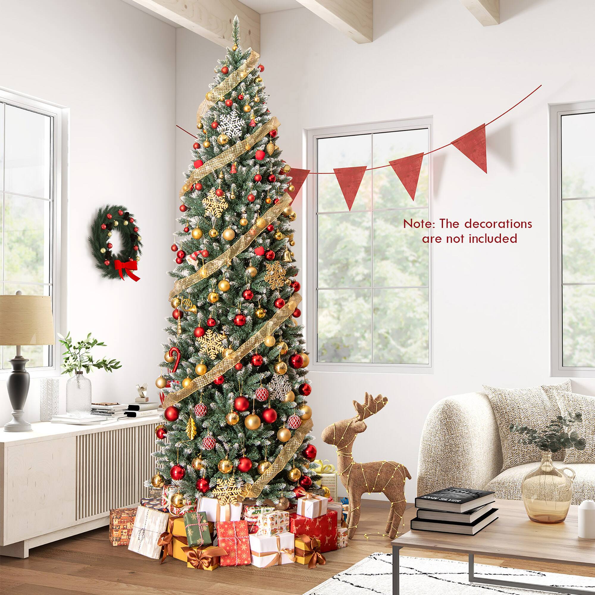 Note: The decorations are not included