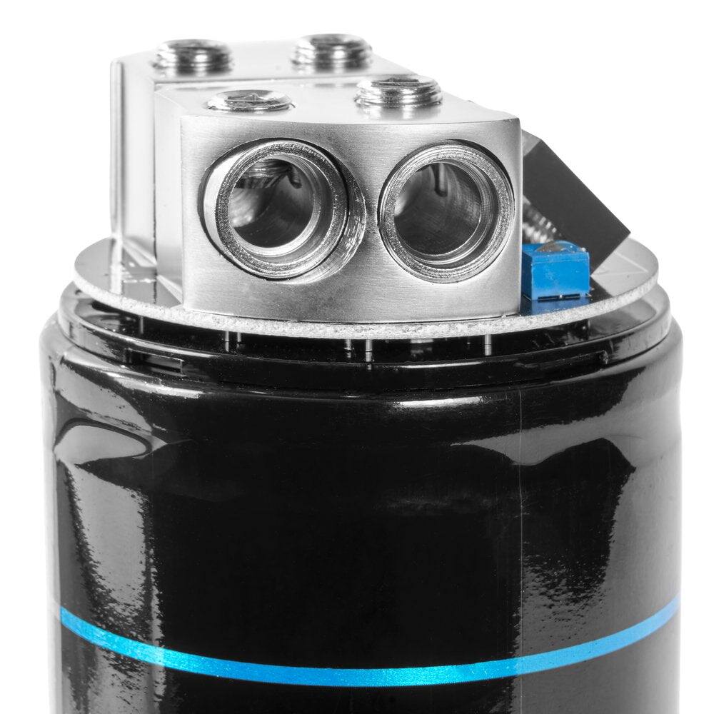 Alt View 2. NVX - XCAP1F True 1.0 Farad 20V Digital Capacitor with Digital Read-Out Built-in Distribution Block.