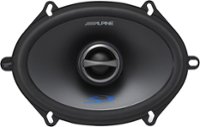 Front Zoom. Alpine - 5" x 7" 2-Way Coaxial Car Speakers with Poly-Mica Cones (Pair) - Black.