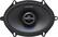Front. Alpine - 5" x 7" 2-Way Coaxial Car Speakers with Poly-Mica Cones (Pair) - Black.