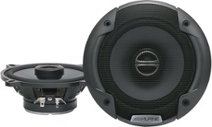 Alpine - 5-1/4" 2-Way Car Speakers with Polypropylene Cones (Pair) - Black - Front_Zoom