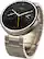 Front. Motorola - Moto 360 23mm Smartwatch for Select Android Devices - Champagne.