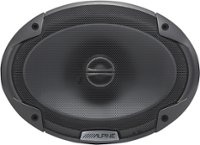 Front Zoom. Alpine - 6" x 9" 2-Way Coaxial Car Speakers with Polypropylene Cones (Pair) - Black.