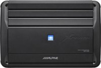 Front Standard. Alpine - 1000W Class D Digital Mono Amplifier with Variable Low-Pass Crossover - Black.