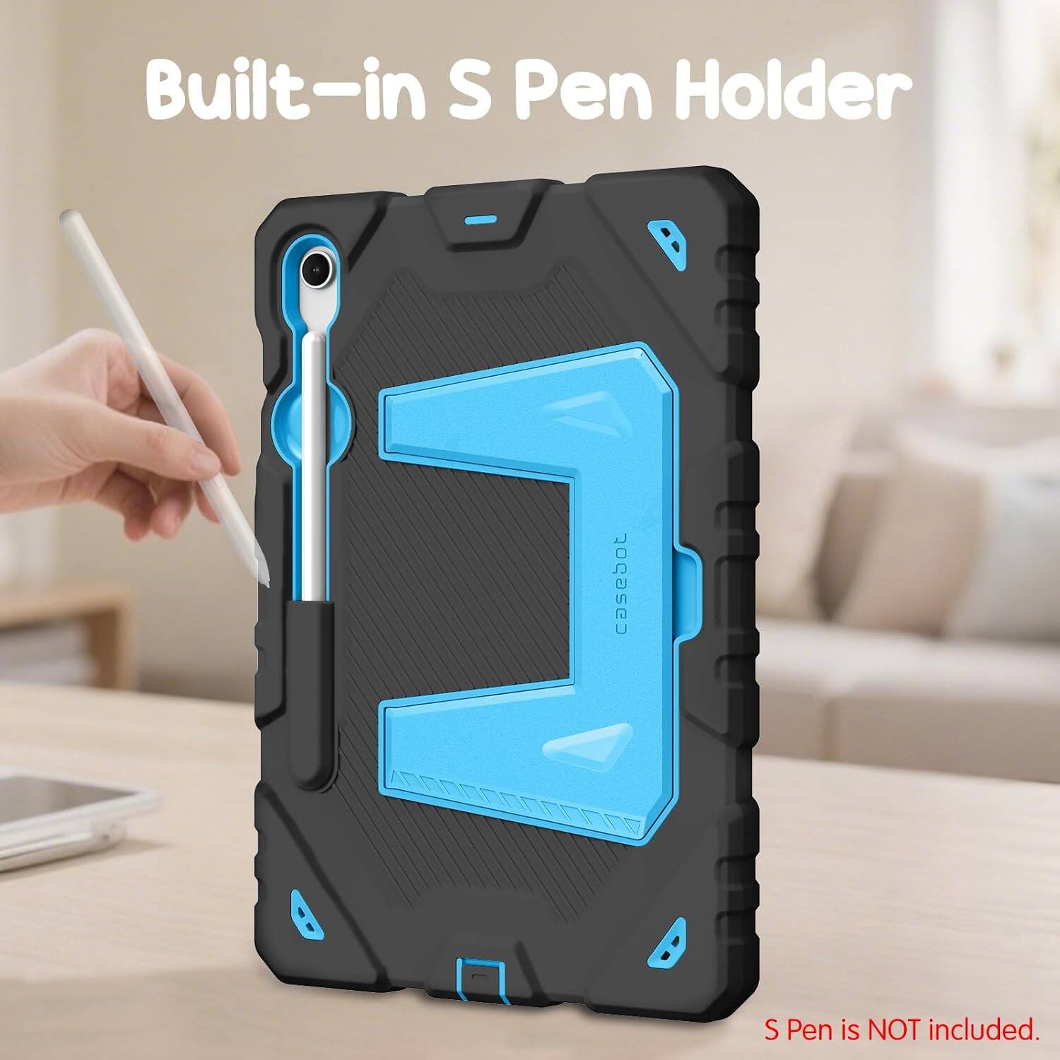 Built-in S Pen Holder

S Pen is NOT included.