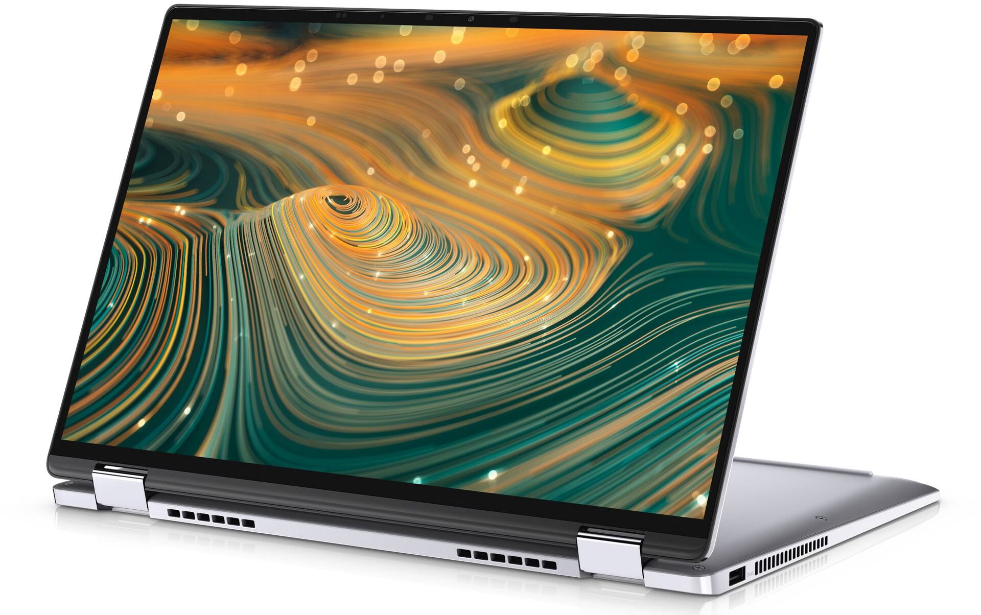 Left. Dell - Latitude 9420 Business Laptop PC 2 in 1 2K 14" Intel Core i5-11th 16GB RAM + 256GB NVMe Backlit KB, WebCam, Win 11 Pro.