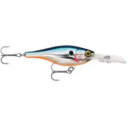 Rapala - Shad Rap Rattlin' Suspending 04, Fishing Lure - Silver Blue