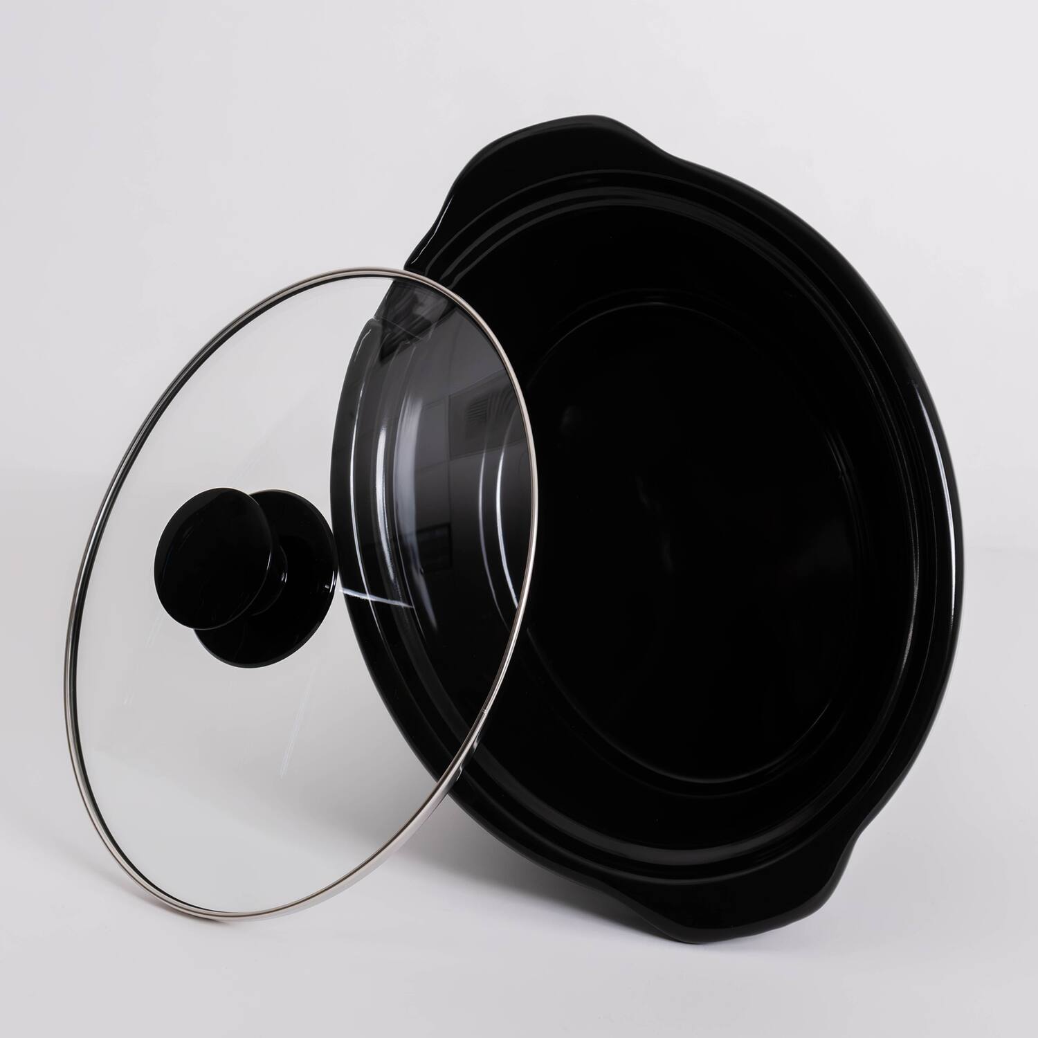 Alt View 6. Culinary Chef - Culinary Chef Ccsc3105-ss 420-watt Triple Slow Cooker And Buffet Server With Three 2.5-quart Ceramic Pots - silver.