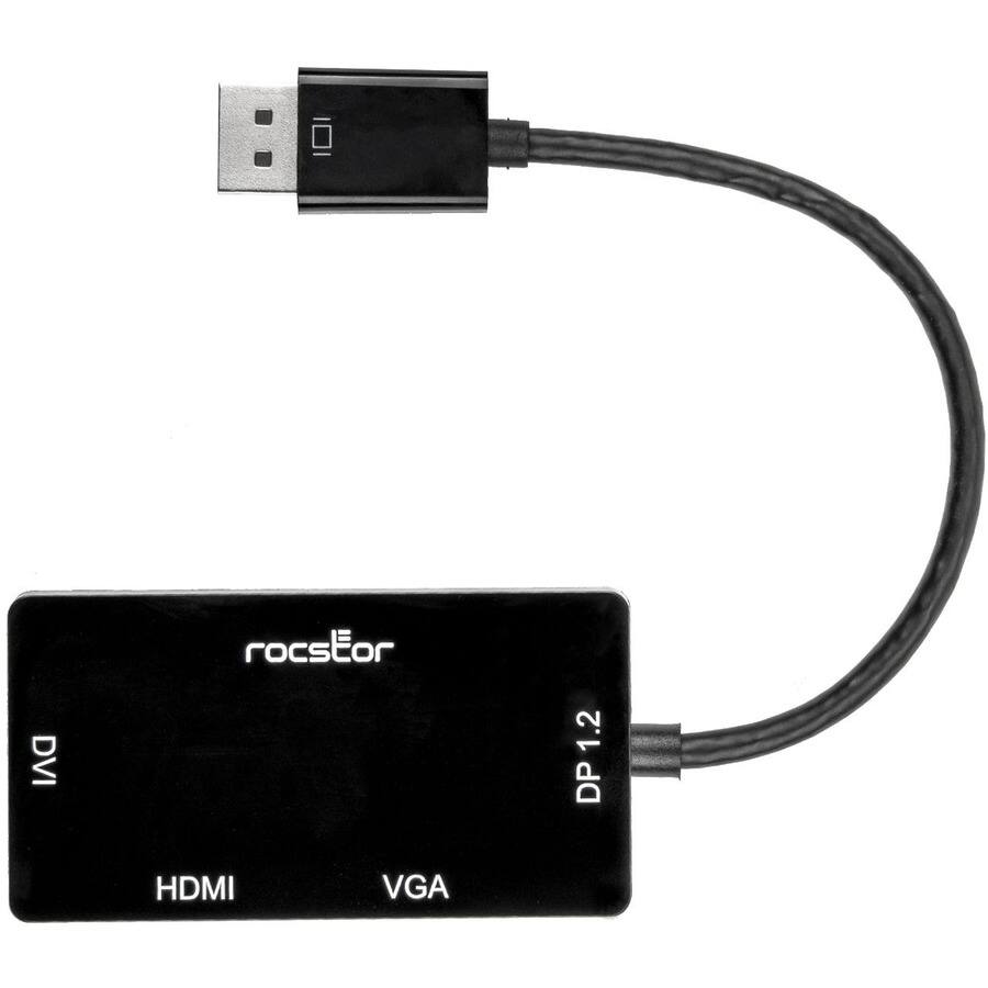 rocsstor DVI 1.2 DP HDMI VGA