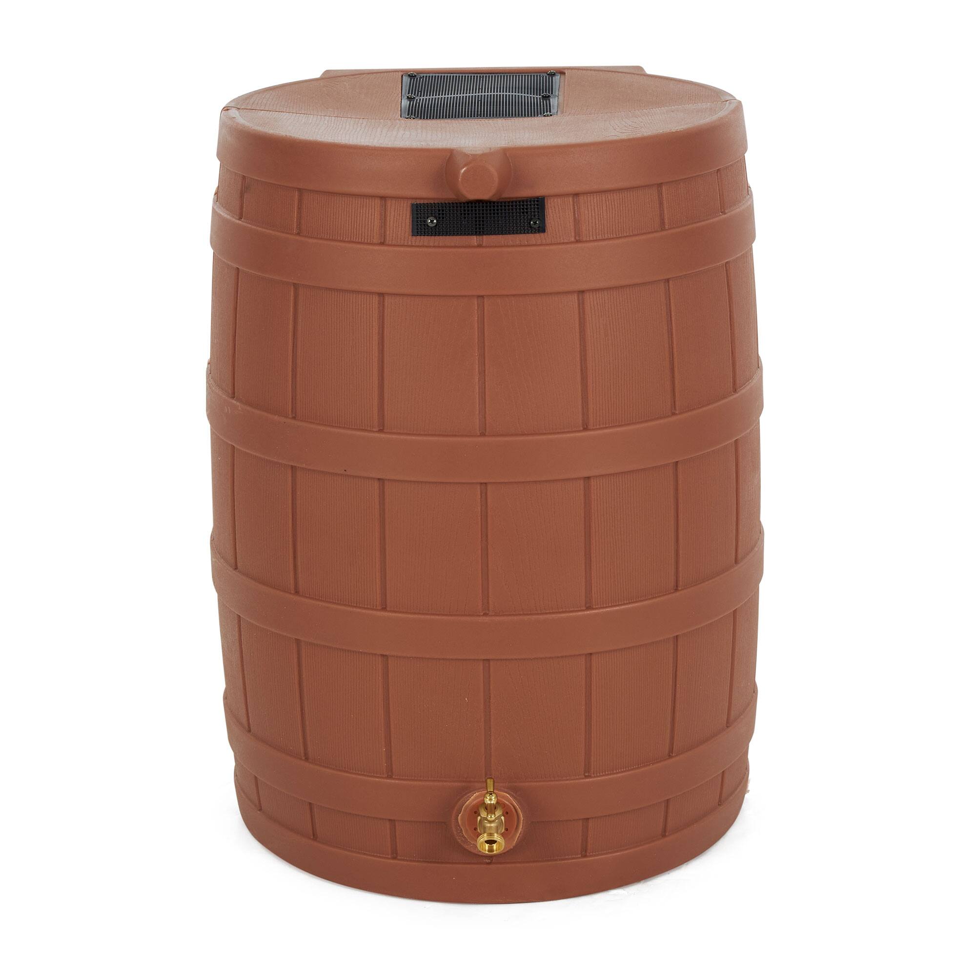 Alt View 10. Good Ideas - Good Ideas Rain Wizard Storage 50 Gallon Rain Barrel, Terra Cotta, (3 Pack).