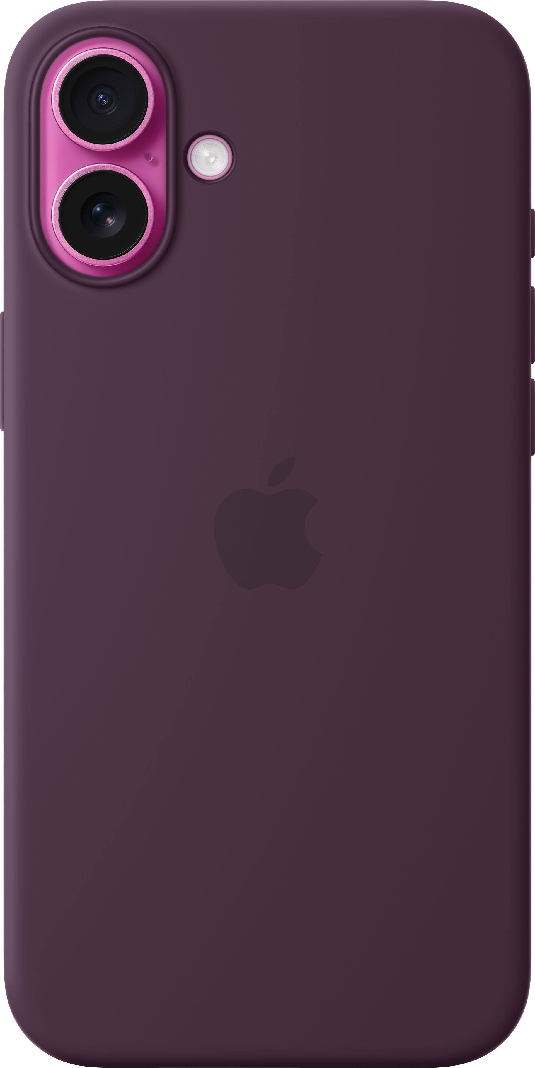 Apple iPhone 16 Plus Silicone Case with MagSafe Plum MYYD3ZM