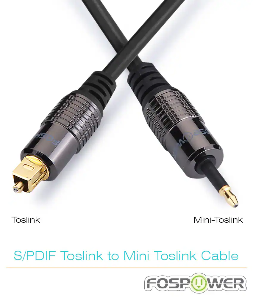 Cavo Ottico PS5 e Gaming 5M | Toslink Mini Toslink Pro Nylon Grigio Cavo Ottico PS5 e Gaming 5M | Toslink Mini Toslink Pro Nylon Grigio