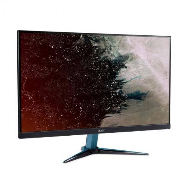 Alt View 4. Acer - Acer Nitro 27" WQHD 1ms 240Hz LED Widescreen Gaming Monitor - AMD FreeSync Premium Technology - 240 Hz Refresh Rate - 1 - Black.