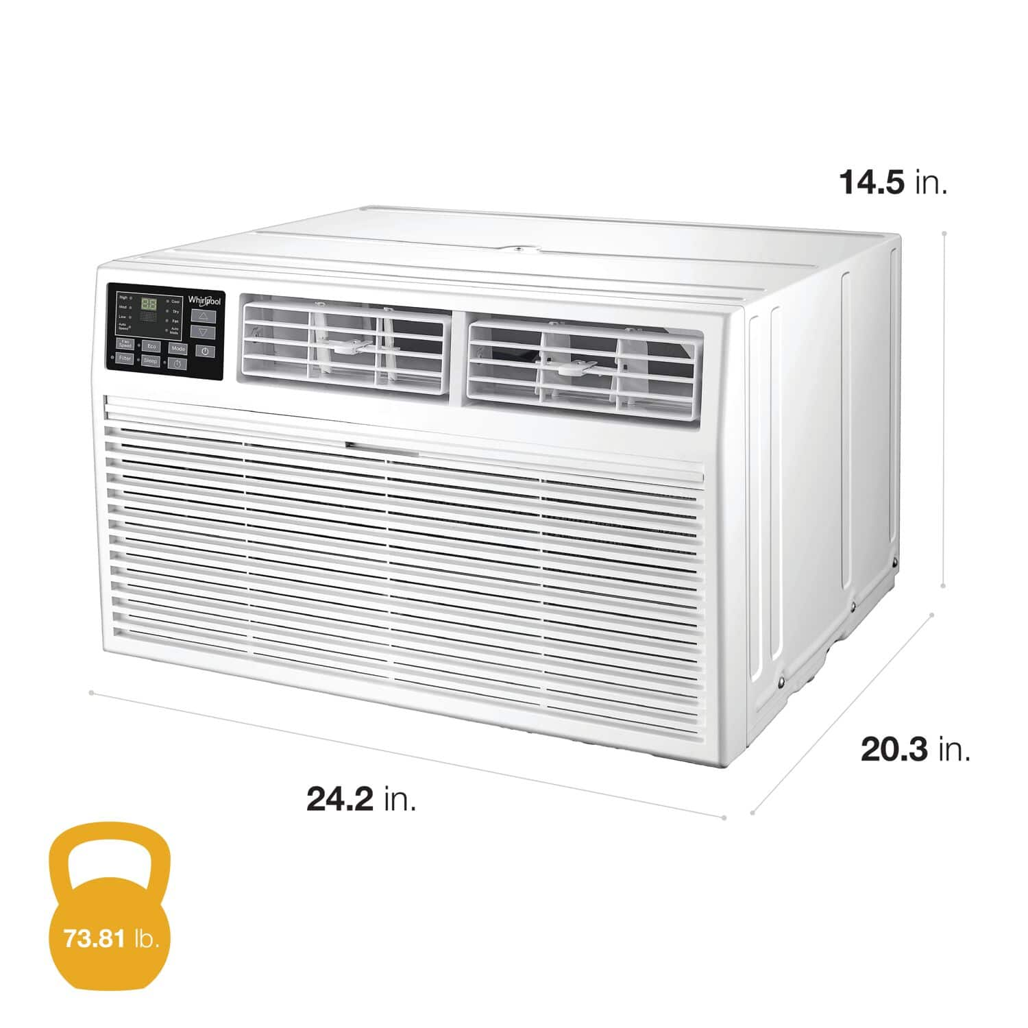 Whirlpool – 450 Sq. Ft 10,000 BTU In Wall Air Conditioner – White Sansujyuku sansujyuku.com