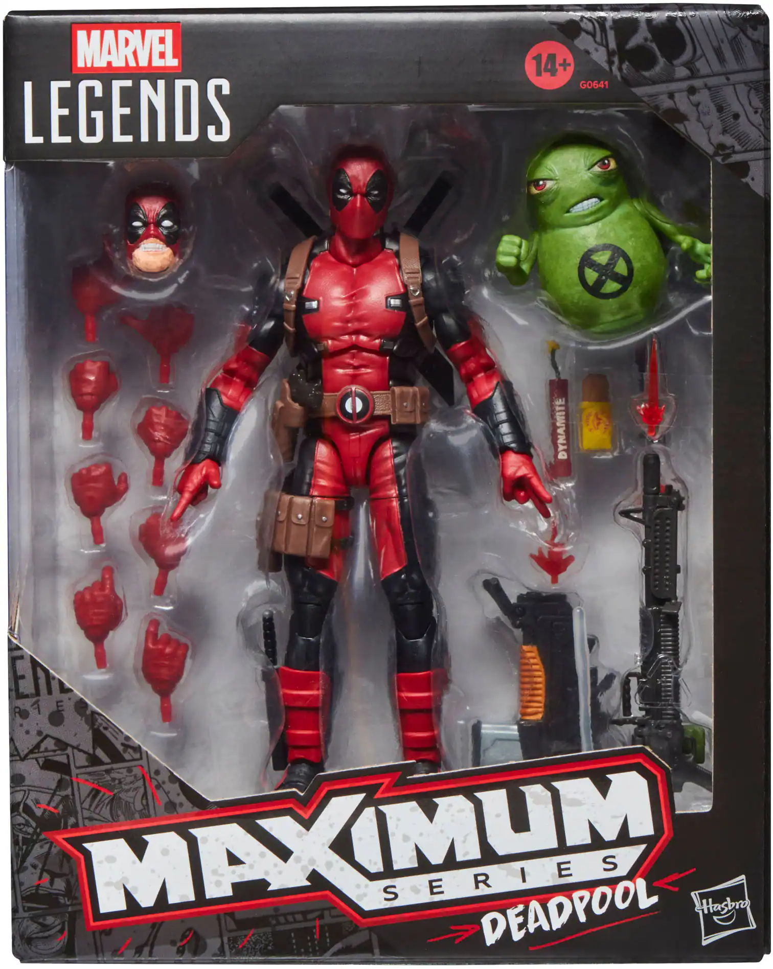 Marvel Legends Maximum Series Deadpool Action Figure with Doop