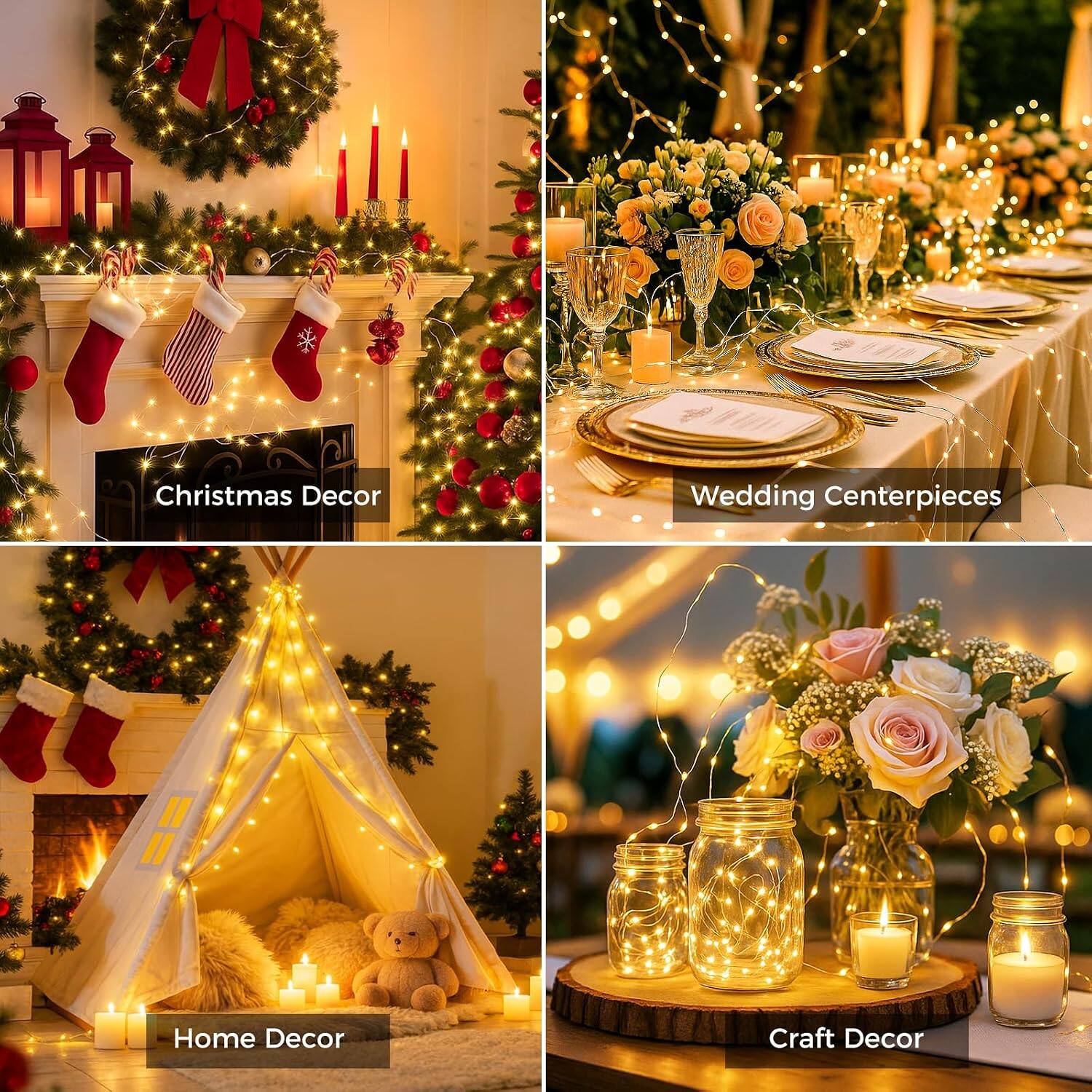 Christmas Decor  
Wedding Centerpieces  
Home Decor  
Craft Decor