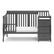 Alt View 14. Storkcraft - Portofino 5-in-1 Convertible Crib and Changer - Gray.