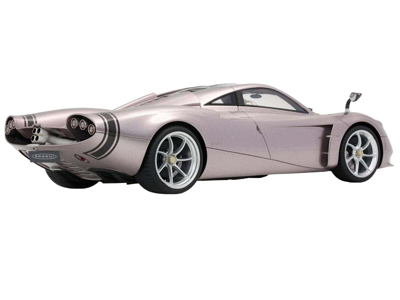 Alt View 5. BBR - Pagani Huayra Codalunga Iridescent Bronzo Aymara Bronze Metallic w/Black Top & DISPLAY CASE Ltd Ed 1/18 Model Car by BBR.