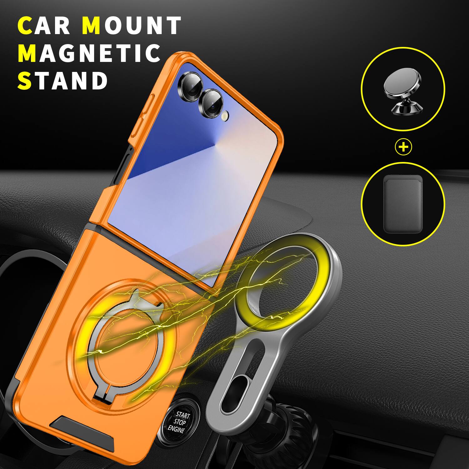 CAR MOUNT MAGNETIC STAND

START STOP ENGINE