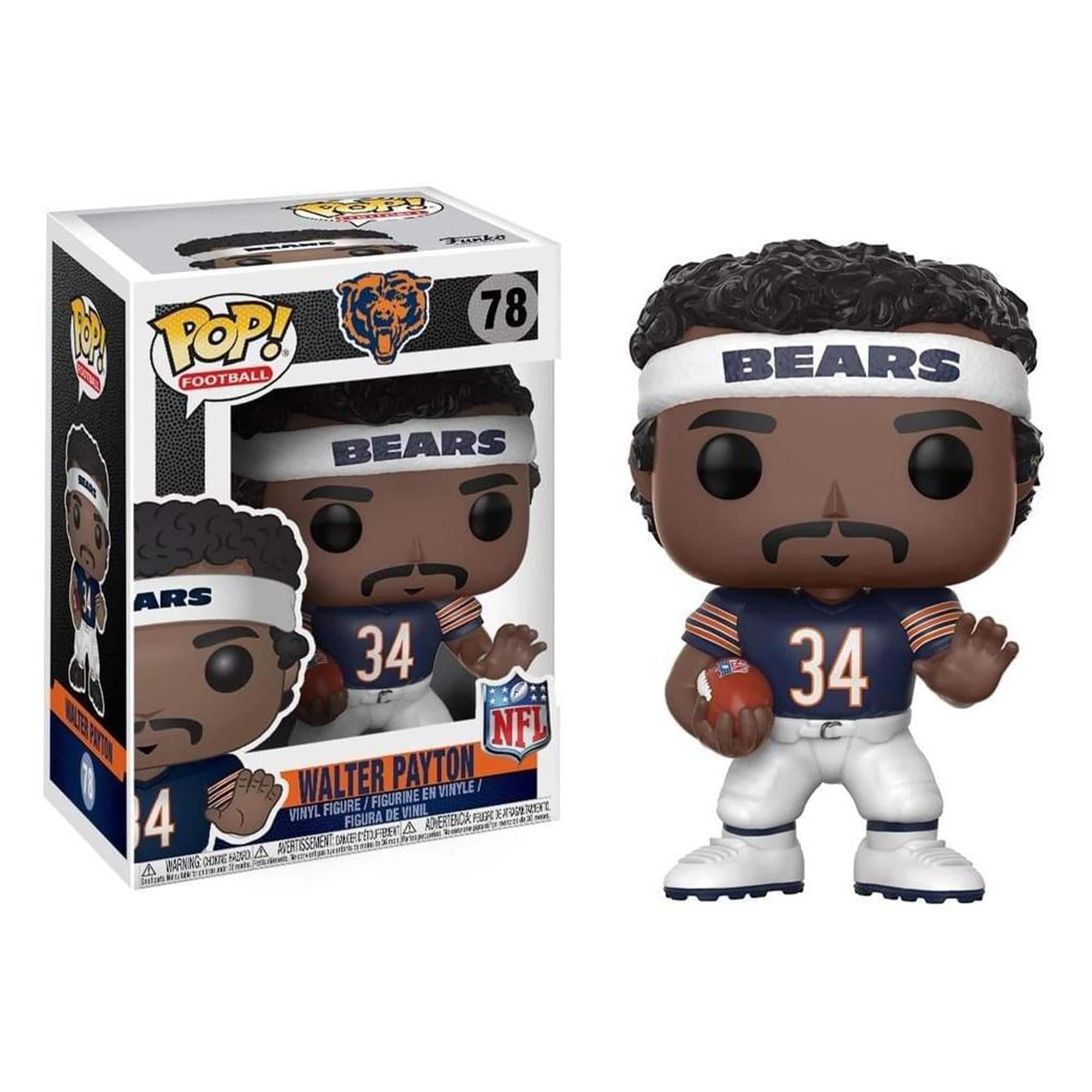 Funko - Chicago Bears NFL POP Vinyl Figure: Walter Payton (Home) - Brown price history on PriceWatchPro