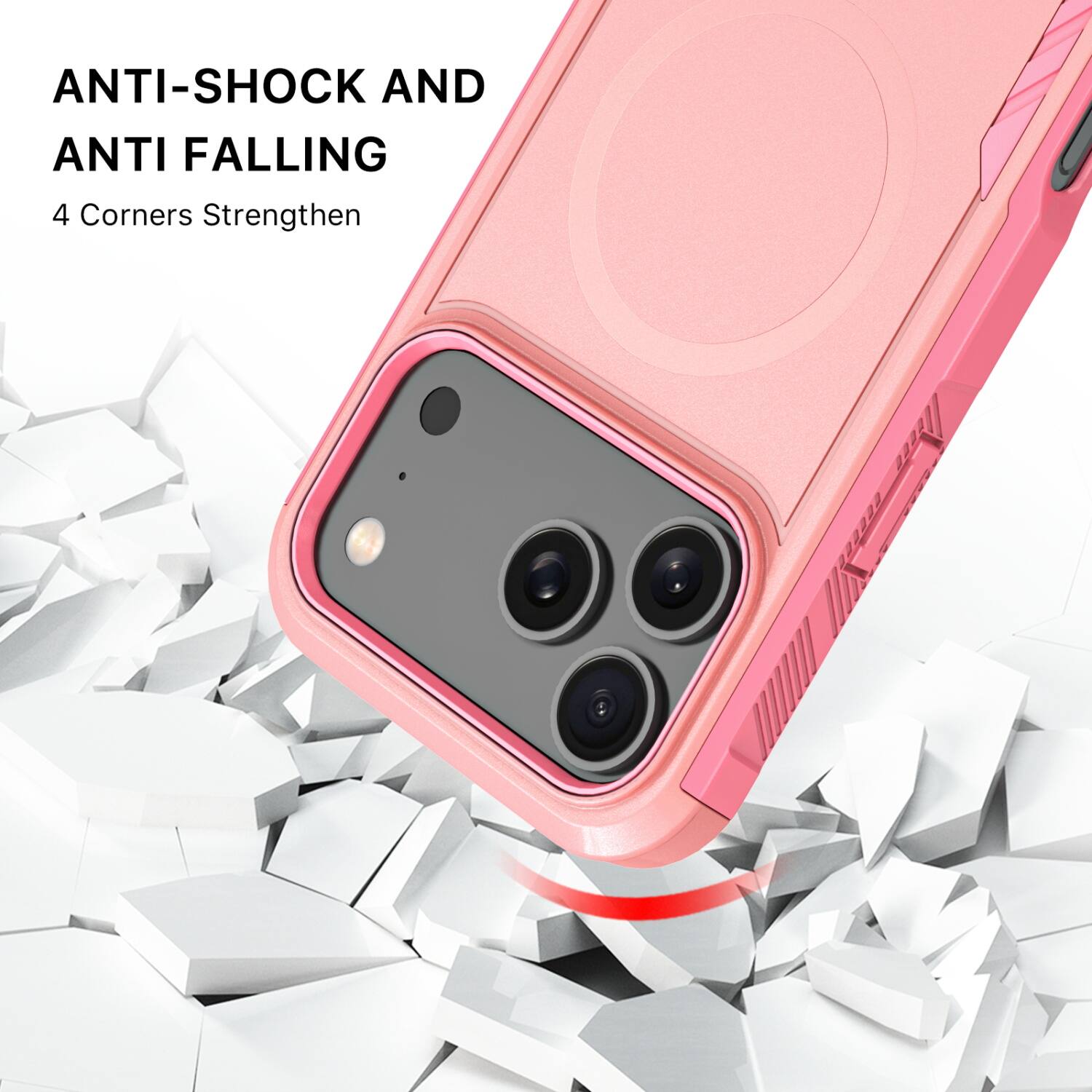 ANTI-SHOCK AND ANTI FALLING  
4 Corners Strengthen