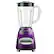 Front. Brentwood - Brentwood 12-Speed Blender with Plastic Jar in Purple - Purple.
