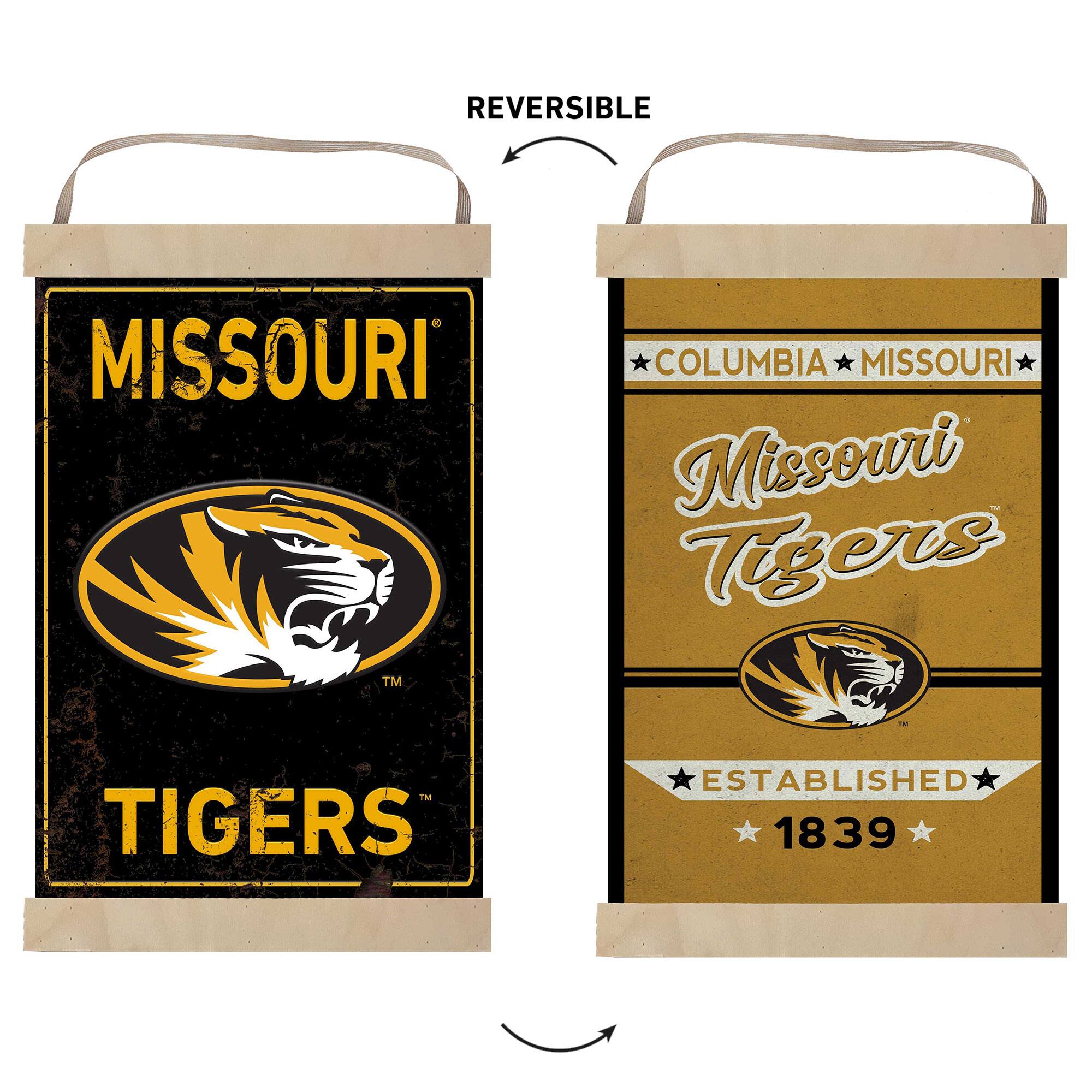REVERSIBLE MISSOURI TM COLUMBIA MISSOURI Missouri Tigers - iM TIGERS ESTABLISHED 1839