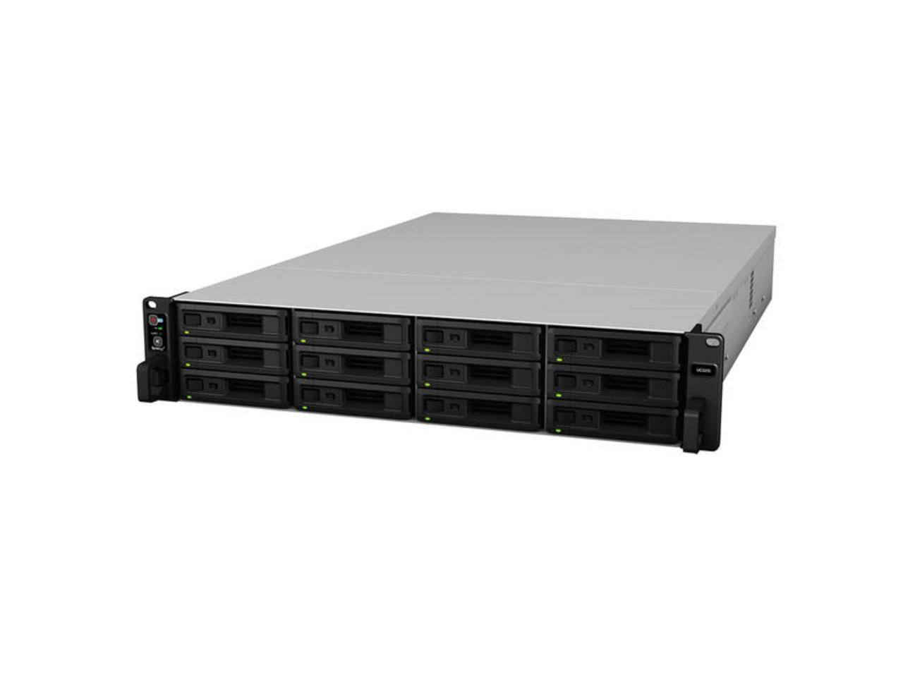 Alt View 8. Synology - Synology UC3200 12 x 3.5"/2.5" SAS SSD/HDD (drives not included) 3.5" Drive Bays 1 x expansion port RAID Sub-System - Unknown.