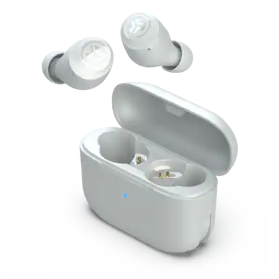 JLab GO Air POP True Wireless In Ear Bluetooth Headphones White JLab GO Air POP True Wireless In Ear Bluetooth Headphones White