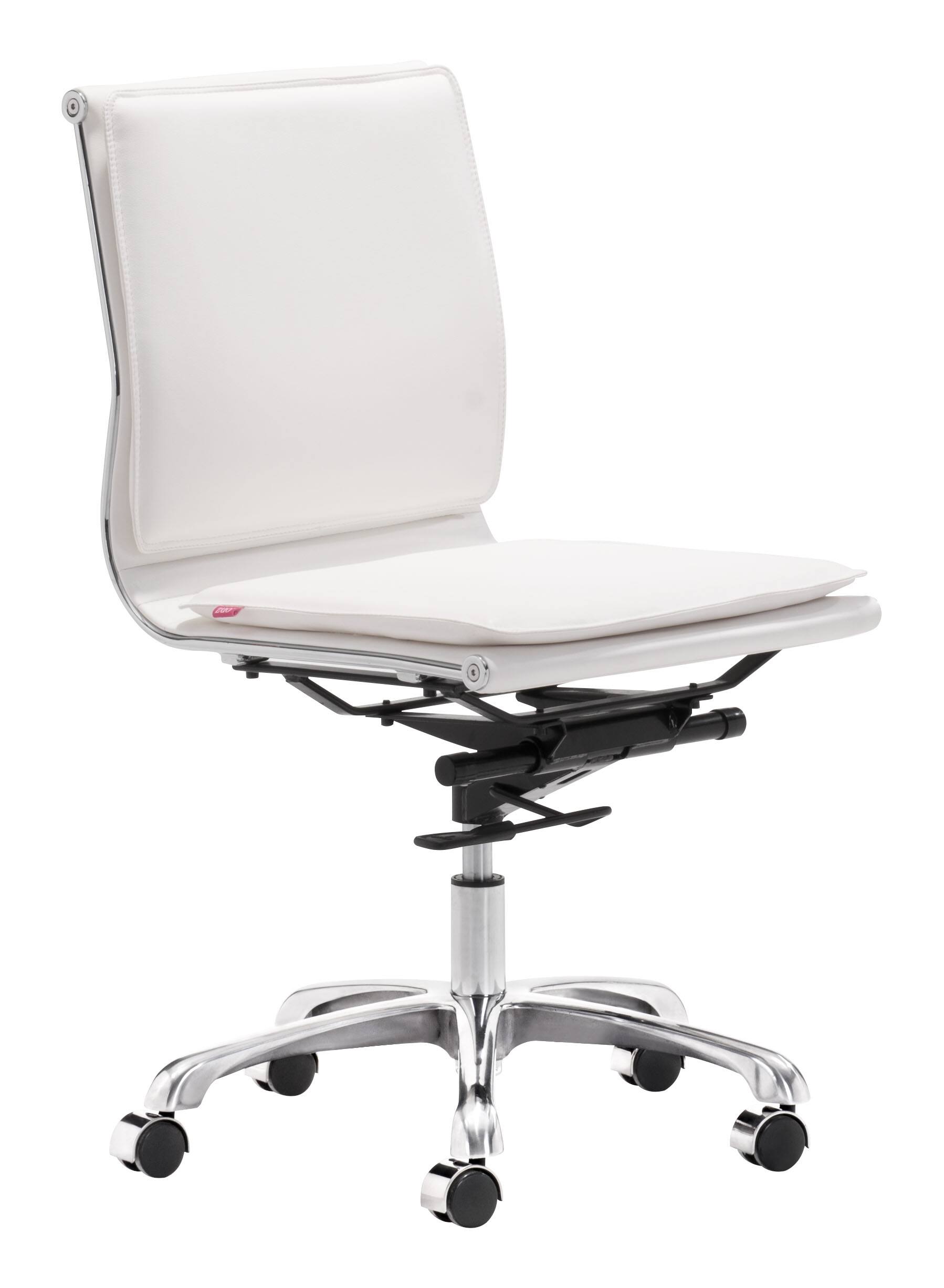 Hivvago - Lider Plus Armless Office Chair - White