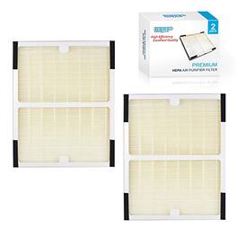 HQRP - 2-Pack True HEPA Air Purifier Filters A - for Idylis AC-2119, IAP-10-100, IAP-10-150, IAPC-40-140