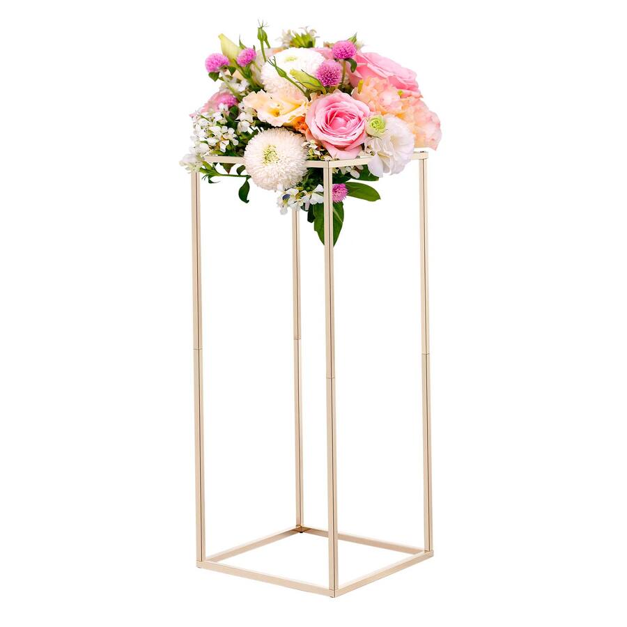 Rectangle Flower Stand VEVOR Wedding Flower Stand, 10PCS 23.62 inch Column Flower Stand ...