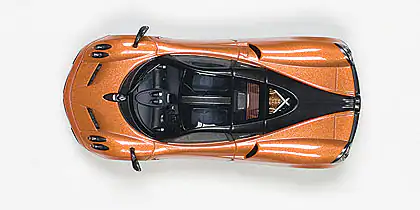 Alt View 3. Autoart - Pagani Huayra Bronze 1/43 Diecast Model Car by Autoart.