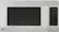 Front. GE - 1.6 Cu. Ft. Full-Size Microwave - Stainless steel.