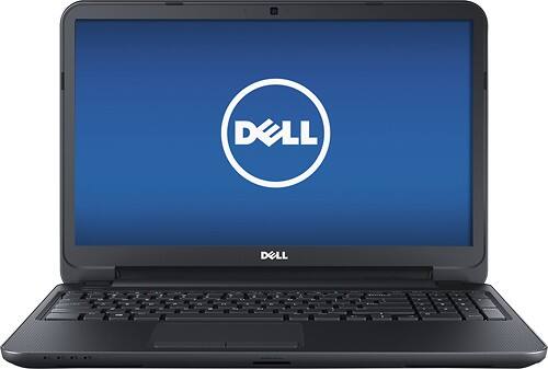 Front Standard. Dell - Geek Squad Certified Refurbished Inspiron 15.6" Laptop - 4GB Memory - 500GB Hard Drive - Black.