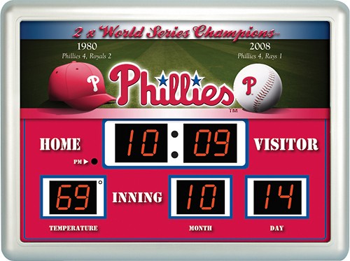 Pro Compression MLB Compression Socks, Philadelphia Phillies - Scoreboard, L/XL